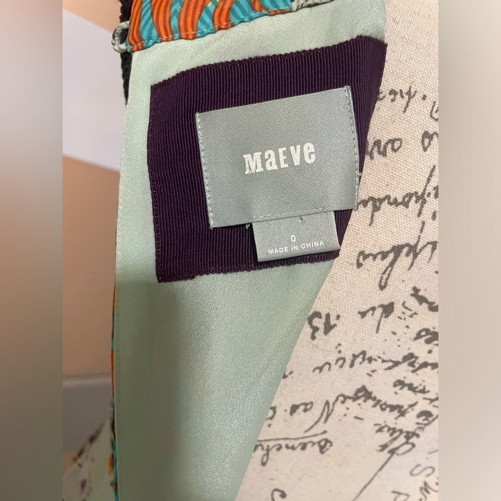 Maeve Anthropologie Patchwork Floral Maxi Dress | Size 0 | EUC - Picture 9 of 12